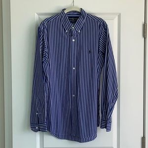 Ralph Lauren Blue Striped Buttondown